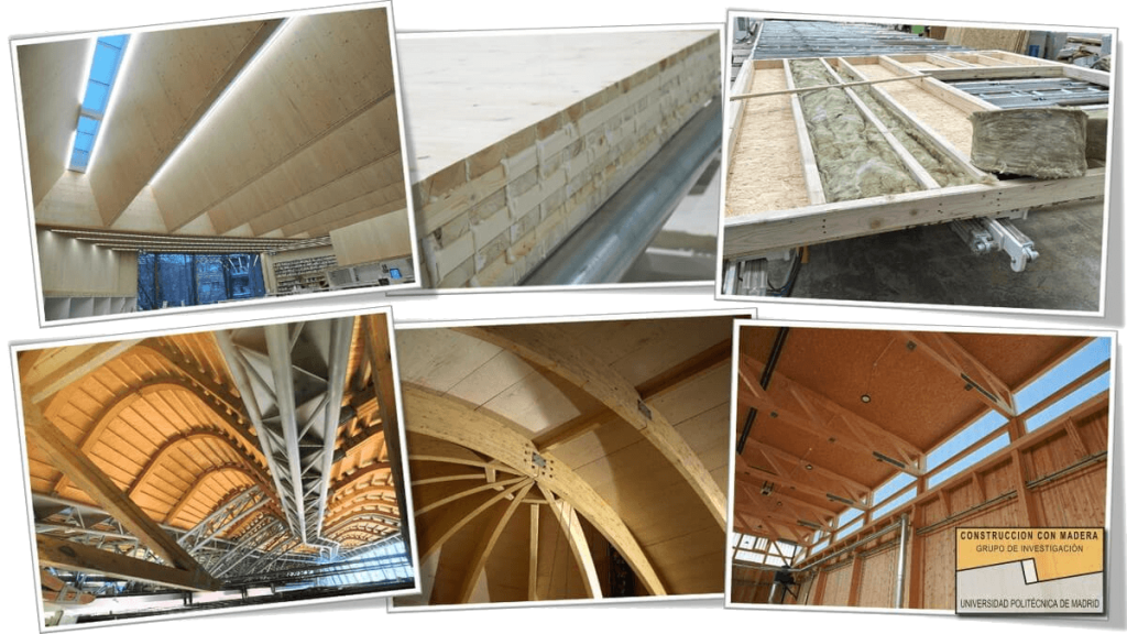 Diferentes sistemas constructivos y usos de la madera estructural